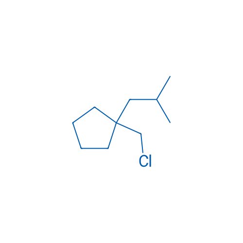 1-(Chloromethyl)-1-(2-methylpropyl)cyclopentane 1g
