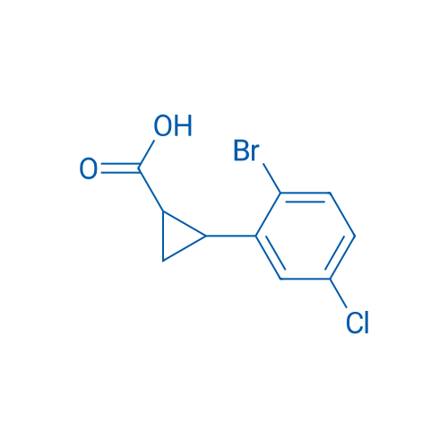 2-(2-Bromo-5-chlorophenyl)cyclopropane-1-carboxylic acid 1g