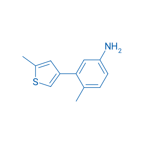 4-Methyl-3-(5-methylthiophen-3-yl)aniline 1g