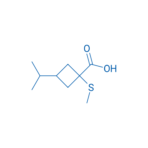 1-(Methylsulfanyl)-3-(propan-2-yl)cyclobutane-1-carboxylic acid 1g