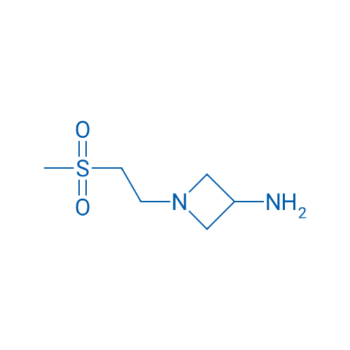 1-(2-methylsulfonylethyl)azetidin-3-amine 250mg