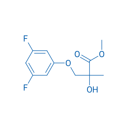 Methyl 3-(3,5-difluorophenoxy)-2-hydroxy-2-methylpropanoate 50mg