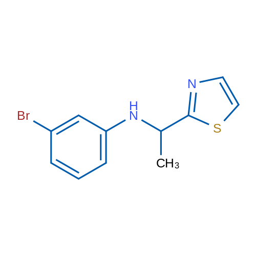 3-Bromo-N-[1-(1,3-thiazol-2-yl)ethyl]aniline 1g