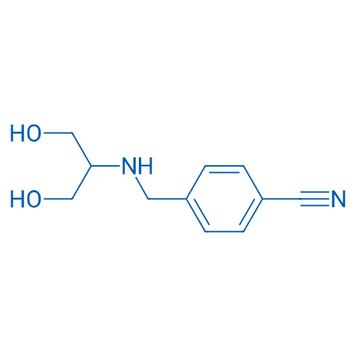 4-{[(1,3-dihydroxypropan-2-yl)amino]methyl}benzonitrile 1g