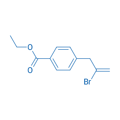 2-Bromo-3-(4-carboethoxyphenyl)-1-propene 1g