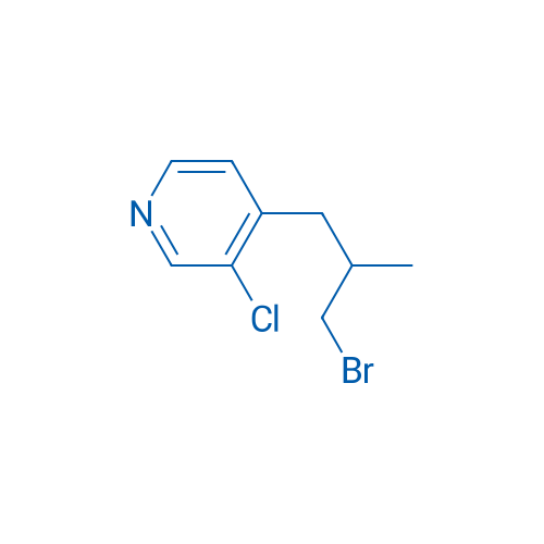 4-(3-Bromo-2-methylpropyl)-3-chloropyridine 1g