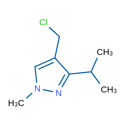4-(Chloromethyl)-1-methyl-3-(propan-2-yl)-1h-pyrazole 1g