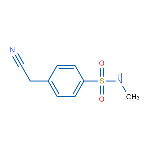 4-((N-methylamino)sulfonyl)benzyl cyanide 1g