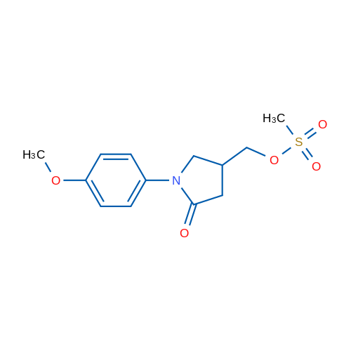 [1-(4-Methoxyphenyl)-5-oxopyrrolidin-3-yl]methyl methanesulfonate 1g