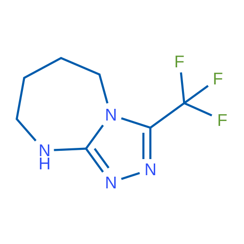 3-(Trifluoromethyl)-6,7,8,9-tetrahydro-5H-[1,2,4]triazolo[4,3-a][1,3]diazepine 1g