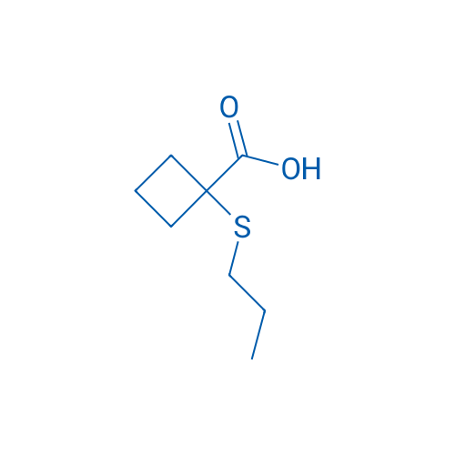 1-(Propylsulfanyl)cyclobutane-1-carboxylic acid 1g