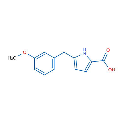 5-(3-Methoxybenzyl)-1H-pyrrole-2-carboxylic acid 1g