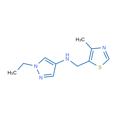 1-Ethyl-N-[(4-methyl-1,3-thiazol-5-yl)methyl]-1H-pyrazol-4-amine 1g