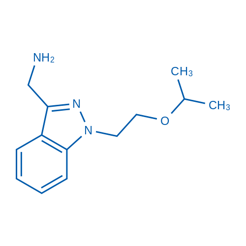 (1-(2-Isopropoxyethyl)-1H-indazol-3-yl)methanamine 100mg