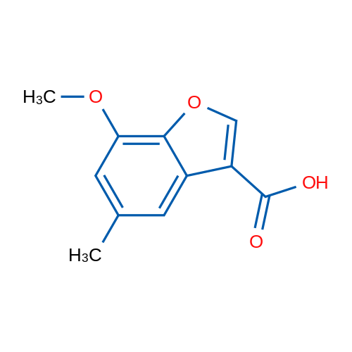 7-Methoxy-5-methyl-1-benzofuran-3-carboxylic acid 1g
