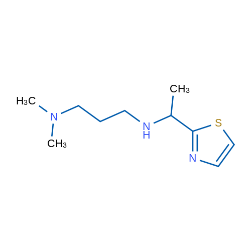 [3-(Dimethylamino)propyl][1-(1,3-thiazol-2-yl)ethyl]amine 1g
