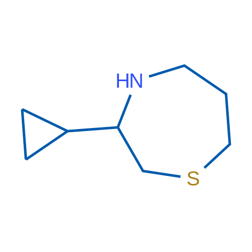 3-Cyclopropyl-1,4-thiazepane 1g