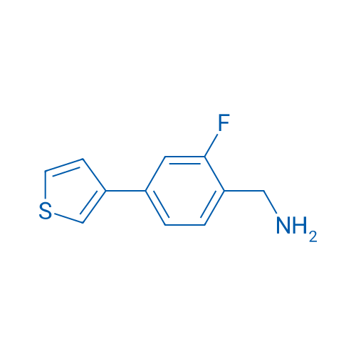 (2-Fluoro-4-(thiophen-3-yl)phenyl)methanamine 1g
