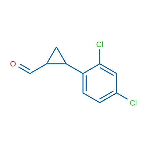 2-(2,4-Dichlorophenyl)cyclopropanecarbaldehyde 1g