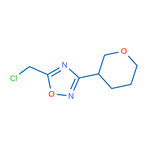 5-(Chloromethyl)-3-(oxan-3-yl)-1,2,4-oxadiazole 1g
