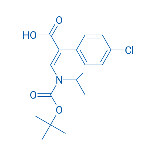 (E)-3-((tert-Butoxycarbonyl)(isopropyl)amino)-2-(4-chlorophenyl)acrylic acid 1g
