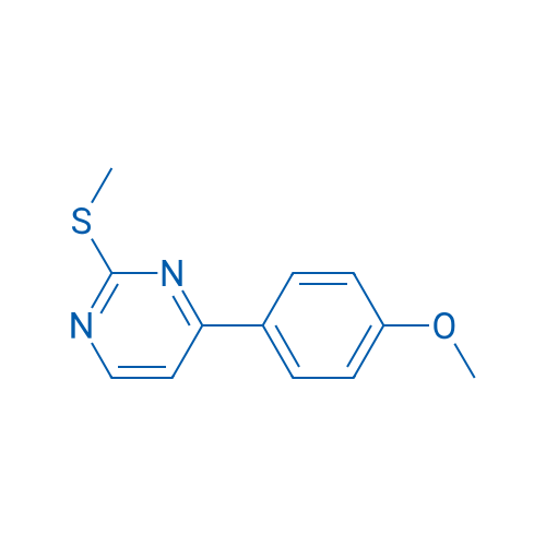 4-(4-Methoxyphenyl)-2-(methylthio)pyrimidine 100mg