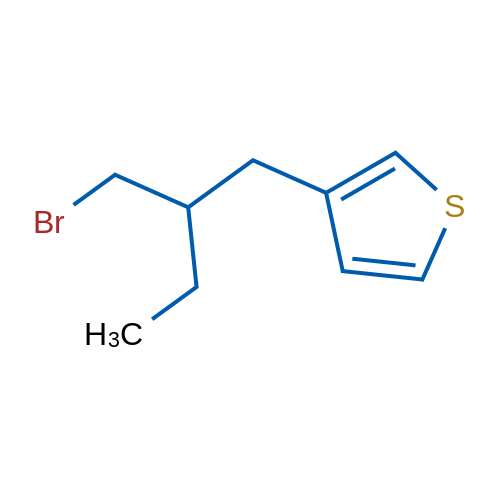 3-[2-(Bromomethyl)butyl]thiophene 1g
