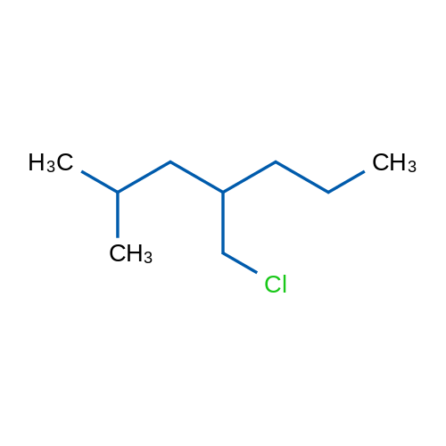 4-(Chloromethyl)-2-methylheptane 1g