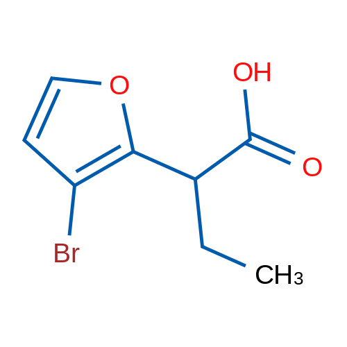 2-(3-Bromofuran-2-yl)butanoic acid 1g