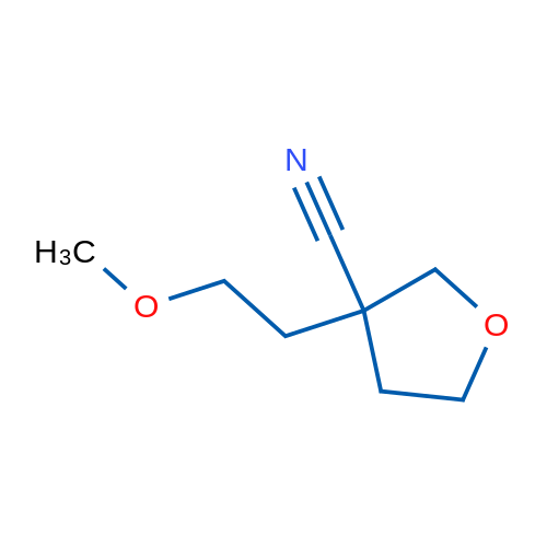 3-(2-Methoxyethyl)oxolane-3-carbonitrile 1g
