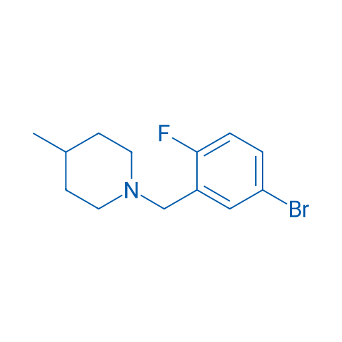 1-(5-bromo-2-fluorobenzyl)-4-methylpiperidine 250mg
