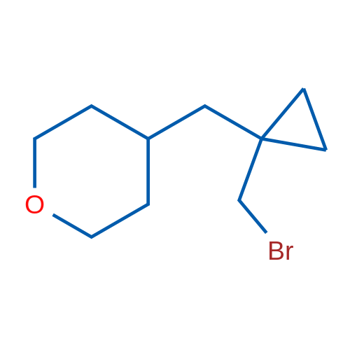 4-([1-(Bromomethyl)cyclopropyl]methyl)oxane 1g