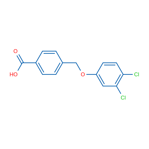 4-(3,4-Dichlorophenoxymethyl)benzoic acid 1g