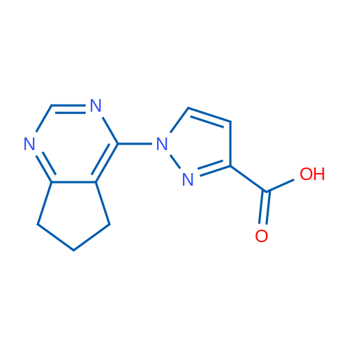 1-(6,7-Dihydro-5H-cyclopenta[d]pyrimidin-4-yl)-1H-pyrazole-3-carboxylic acid 1g