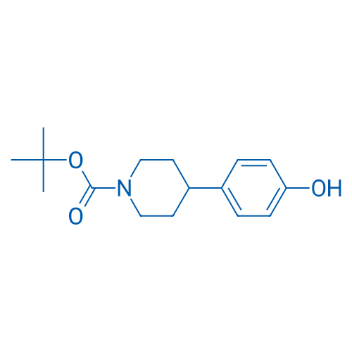 tert-Butyl 4-(4-hydroxyphenyl)piperidine-1-carboxylate 250mg