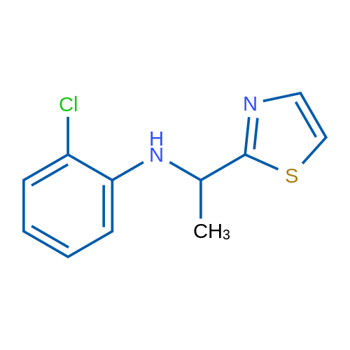 2-Chloro-N-[1-(1,3-thiazol-2-yl)ethyl]aniline 1g