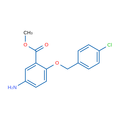 Methyl 5-amino-2-((4-chlorobenzyl)oxy)benzoate 1g