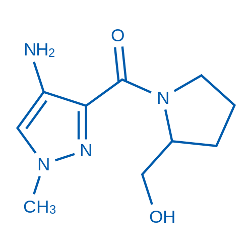 [1-(4-Amino-1-methyl-1H-pyrazole-3-carbonyl)pyrrolidin-2-yl]methanol 100mg