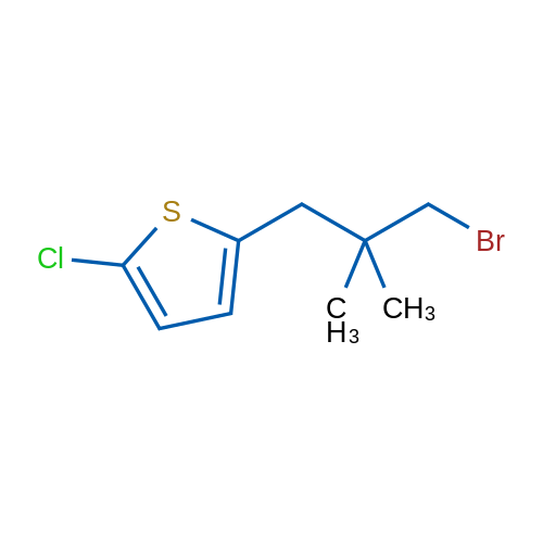 2-(3-Bromo-2,2-dimethylpropyl)-5-chlorothiophene 1g