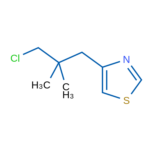 4-(3-Chloro-2,2-dimethylpropyl)-1,3-thiazole 1g
