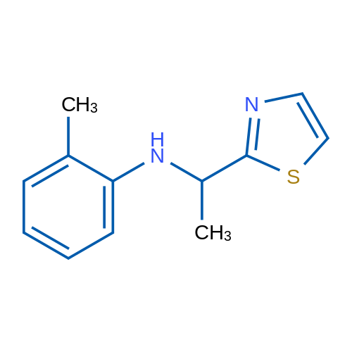 2-Methyl-N-[1-(1,3-thiazol-2-yl)ethyl]aniline 1g