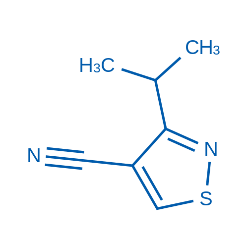 3-Isopropylisothiazole-4-carbonitrile 1g