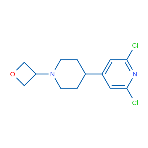 2,6-Dichloro-4-(1-(oxetan-3-yl)piperidin-4-yl)pyridine 1g