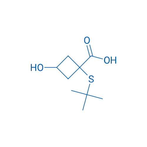 1-(tert-Butylsulfanyl)-3-hydroxycyclobutane-1-carboxylic acid 1g