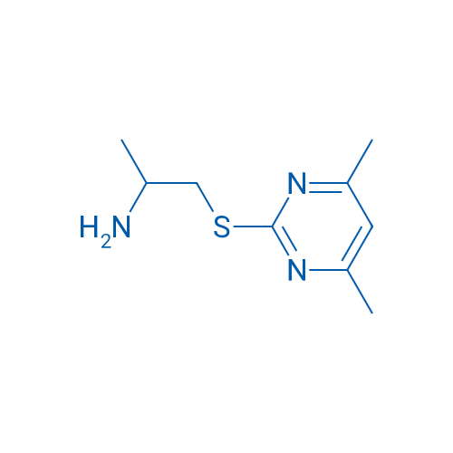 2-[(2-Aminopropyl)sulfanyl]-4,6-dimethylpyrimidine 1g