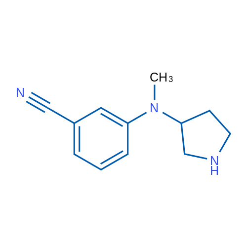 3-[Methyl(pyrrolidin-3-yl)amino]benzonitrile 1g