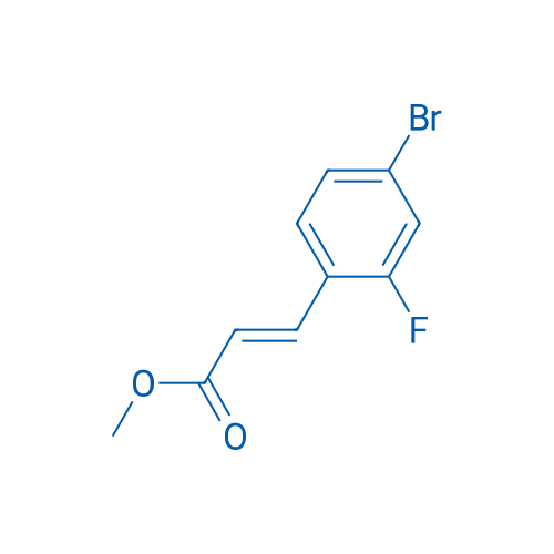 Methyl 3-(4-bromo-2-fluorophenyl)acrylate 250mg