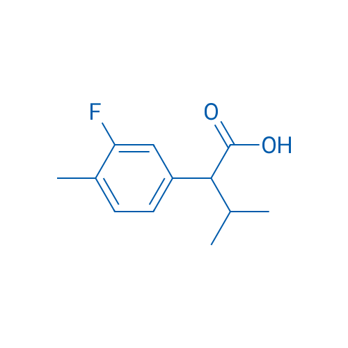 2-(3-Fluoro-4-methylphenyl)-3-methylbutanoic acid 1g