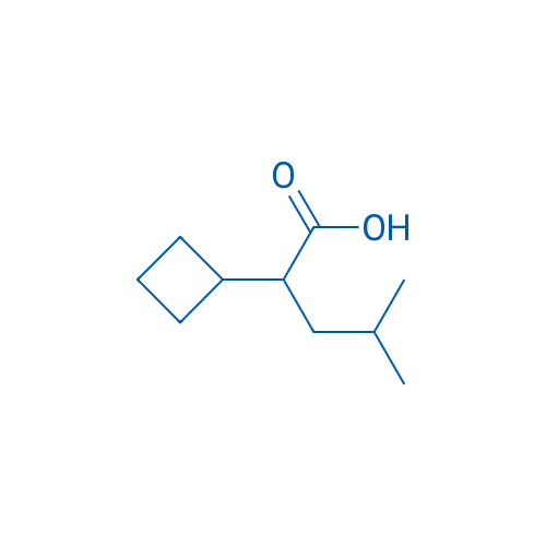 2-cyclobutyl-4-methylpentanoic acid 100mg