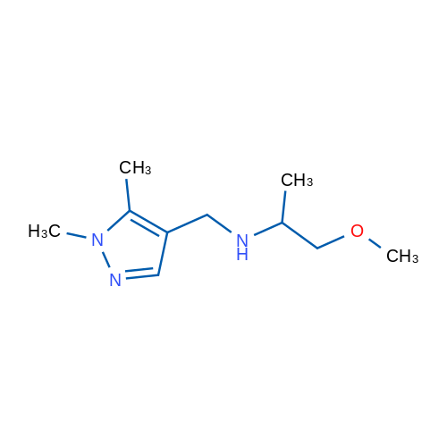 [(1,5-Dimethyl-1H-pyrazol-4-yl)methyl](1-methoxypropan-2-yl)amine 1g